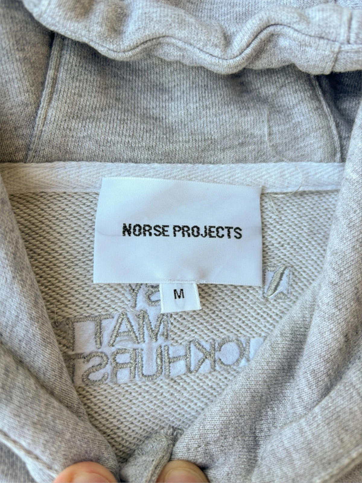 Norse Projects x Matt Luckhurst Limited Hoodie Grey Size S