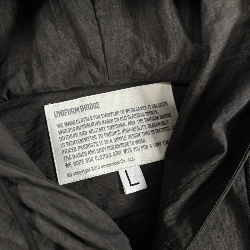 Uniform Bridge Brushed Utility Jacket Black L
