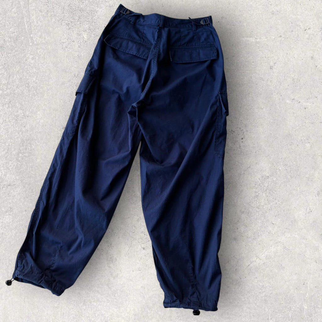 Universal Works Cotton Cargo Wide Trouser Navy W28