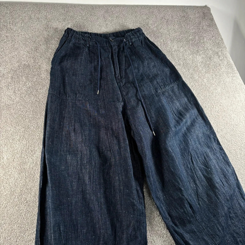 Frizmworks Linen Balloon Pant Indigo L