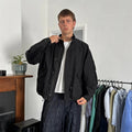 Uniform Bridge Cropped Fishtail Jacket Black L