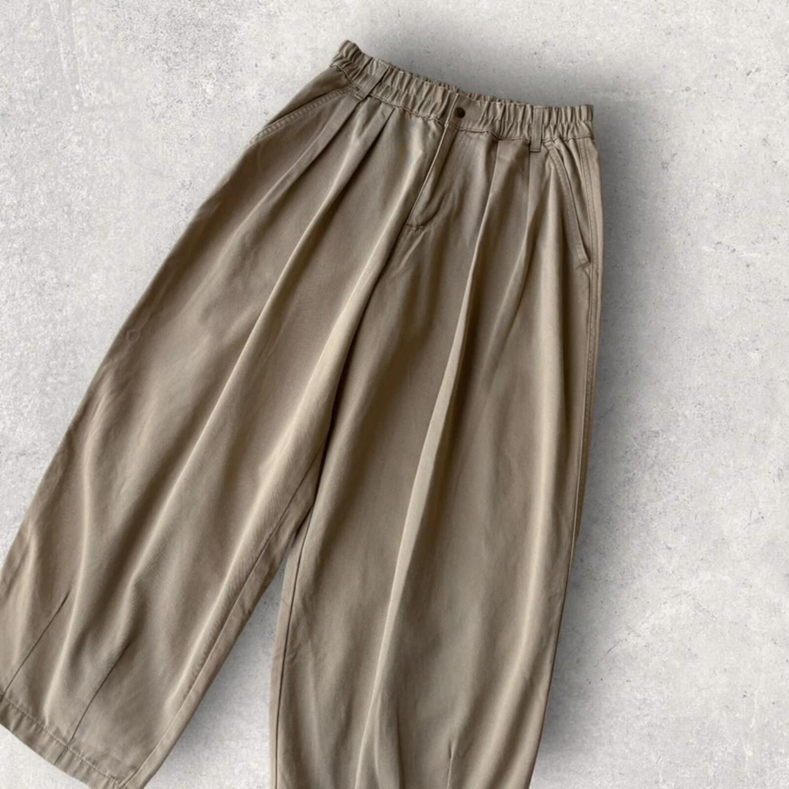 Uniform Bridge Wide Balloon Pant Beige M