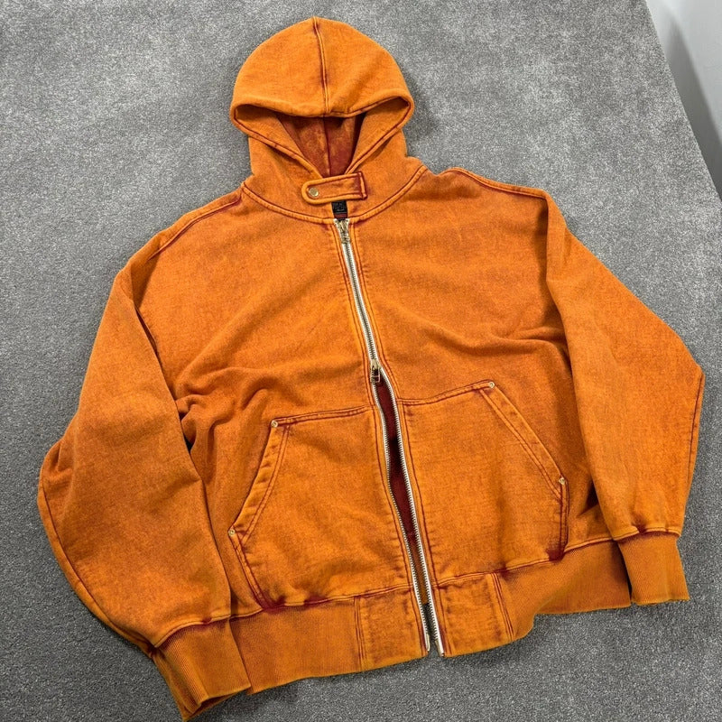Frizmworks Vintage Dye Weighted Hoodie Sunset L