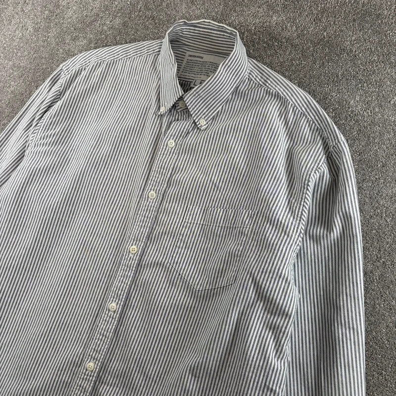 Uniform Bridge Stripe Shirt Blue L