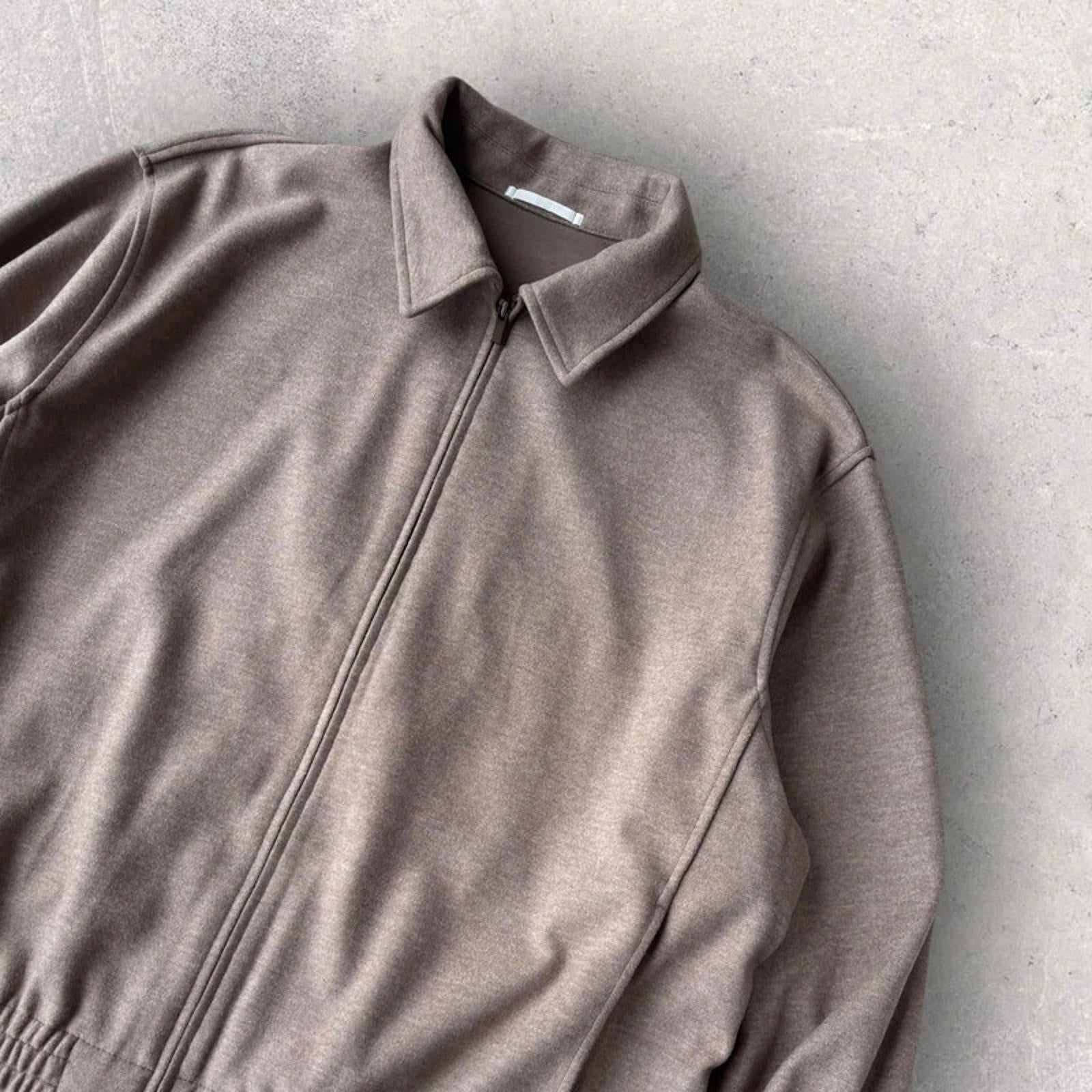 Uniqlo Wool Harrington Jacket Beige Size XL