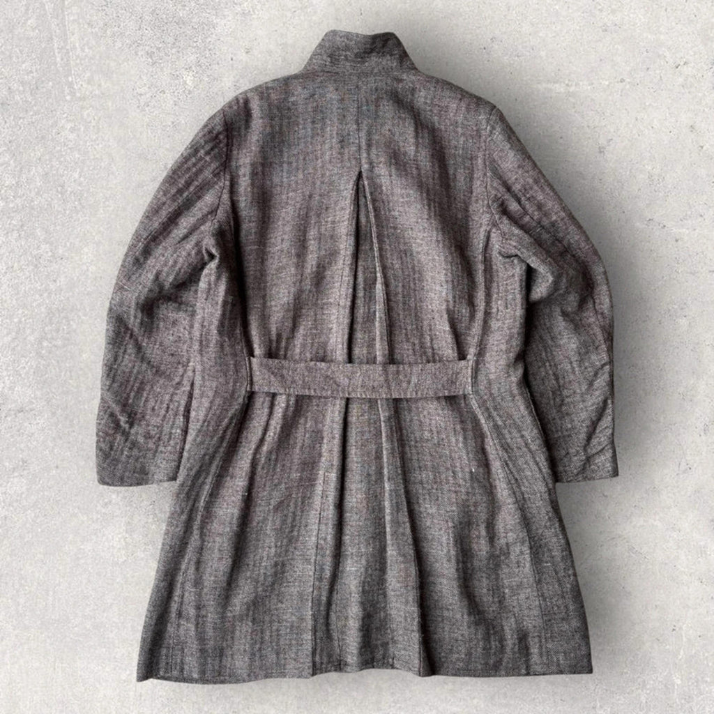 Snow Peak Japan Vintage Linen Overcoat – Beige – L