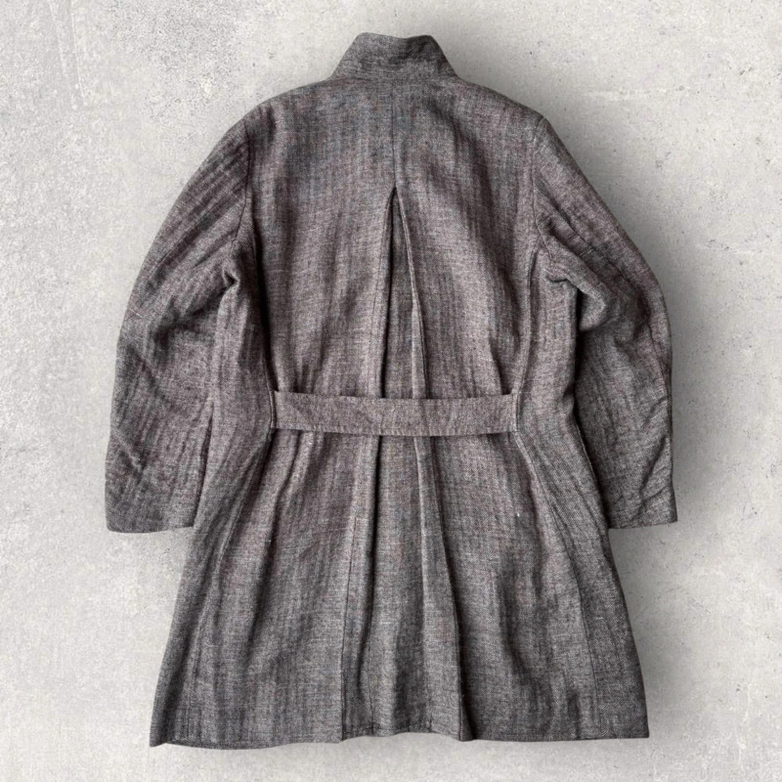 Snow Peak Japan Vintage Linen Overcoat – Beige – L