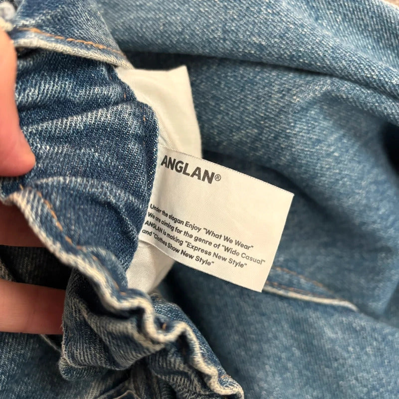Anglan Ultra Baggy Balloon Denim Jean L