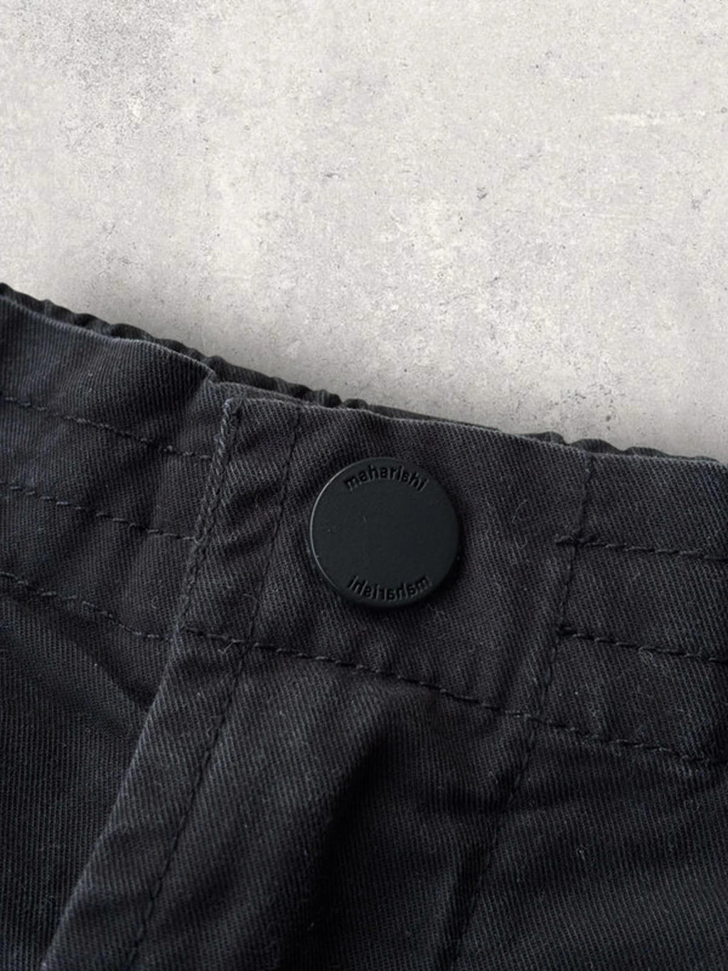 Maharishi Tiger Embroidered Shorts | Black | Size S