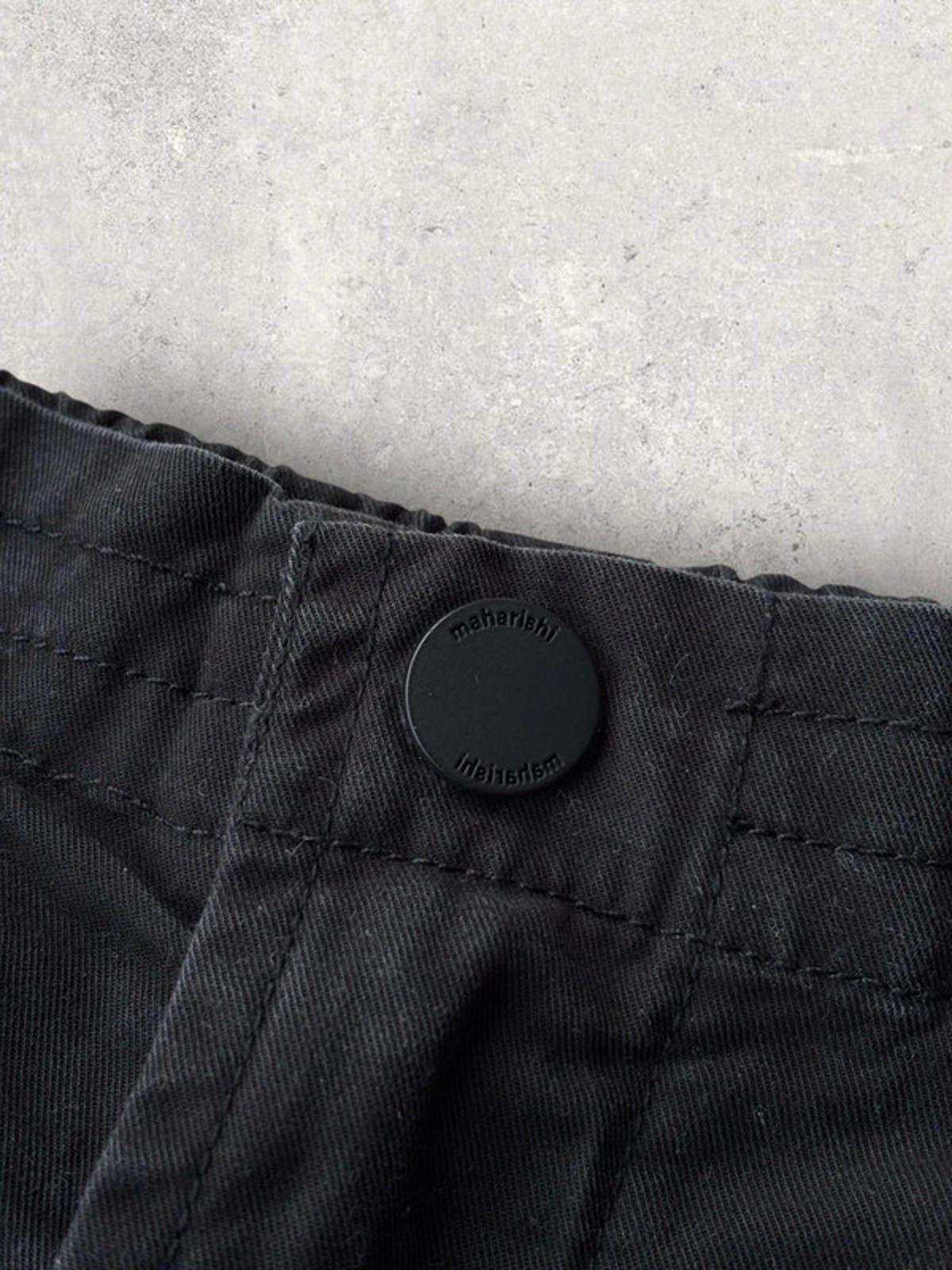 Maharishi Tiger Embroidered Shorts | Black | Size S