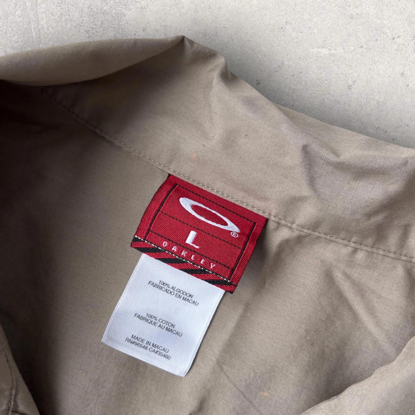 Oakley Y2K Trail Shirt Beige L