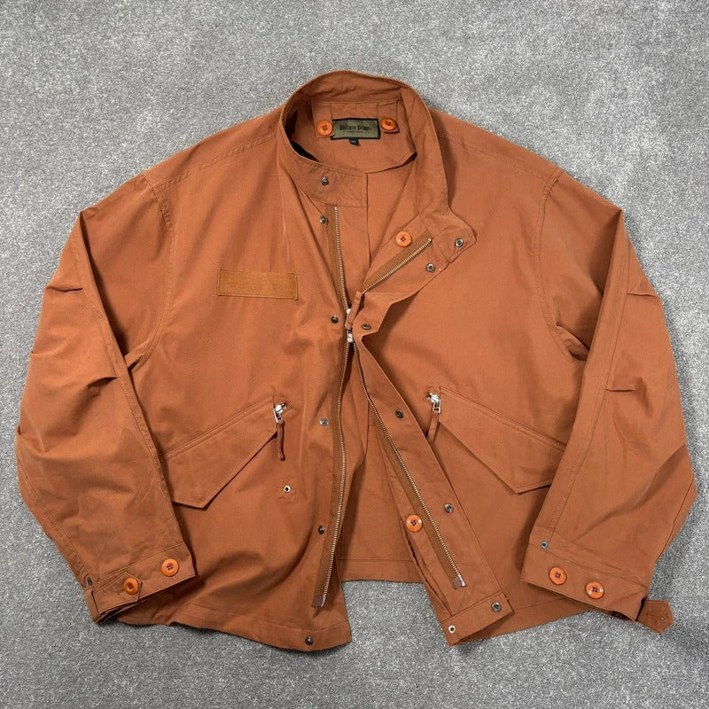 Uniform Bridge Cropped Field Jacket Brick XL