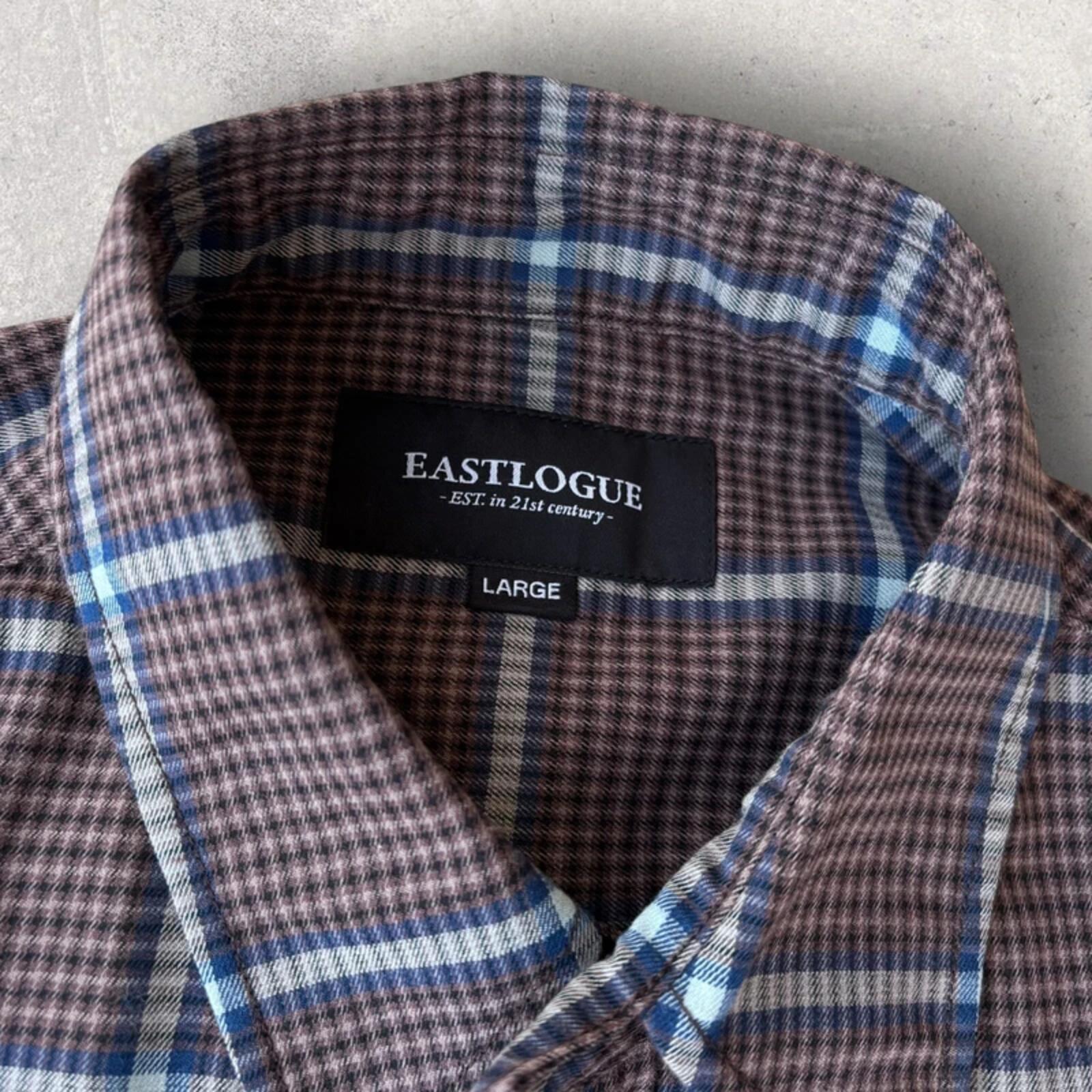 Eastlogue Utility Check Overshirt Brown L