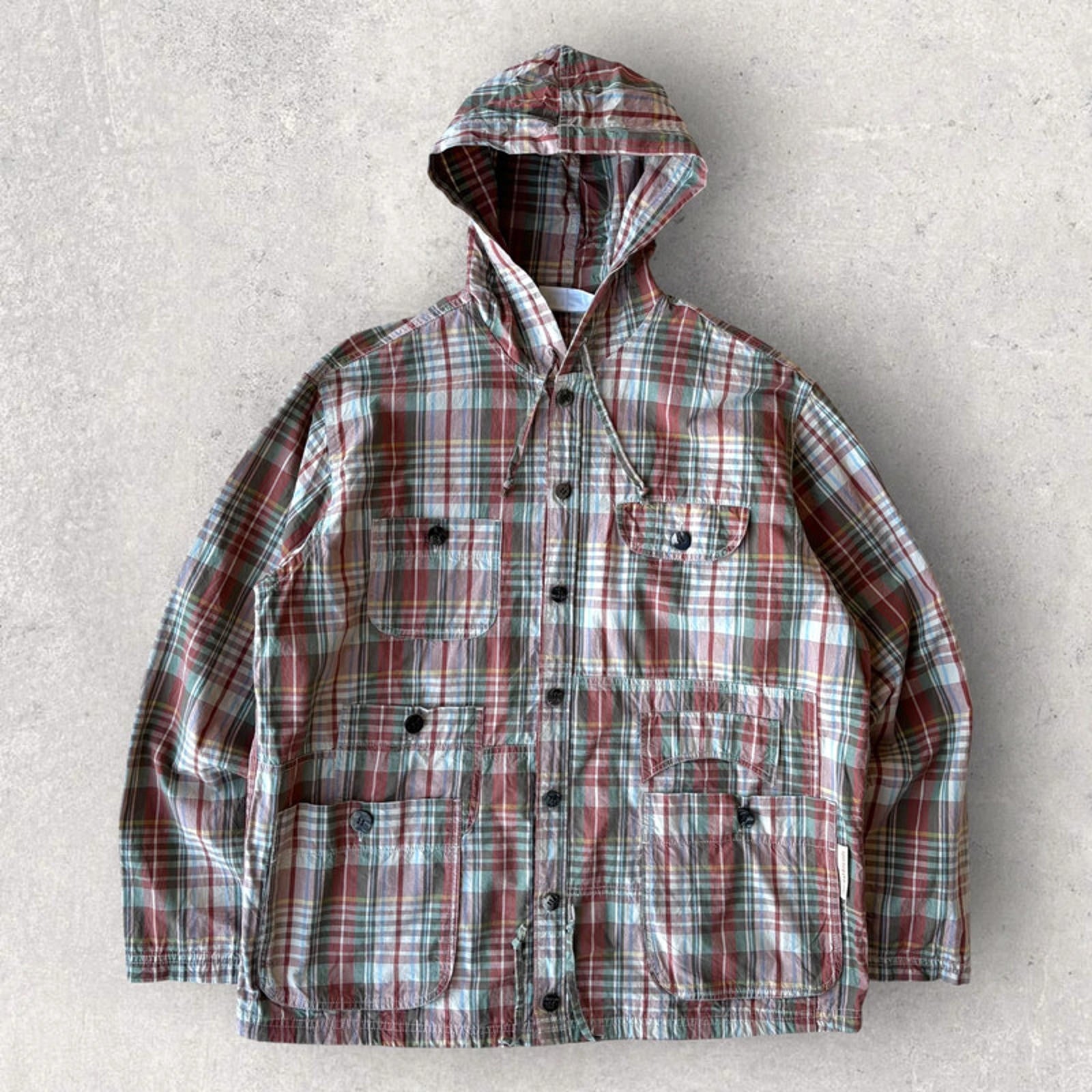Hai Sporting Gear Vintage Issey Miyake Plaid Windbreaker M