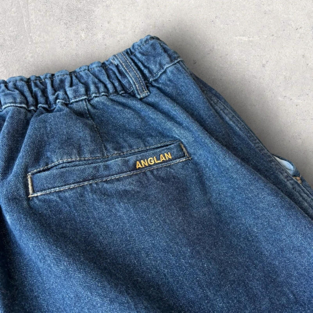 Anglan Denim Wide Balloon Pant Indigo L