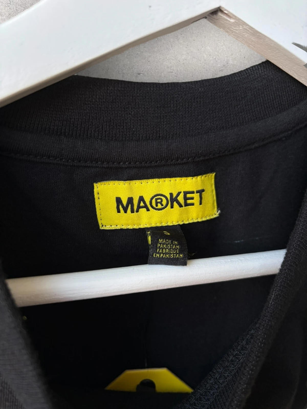 Market Jump Shot Graphic T Shirt Black Size S