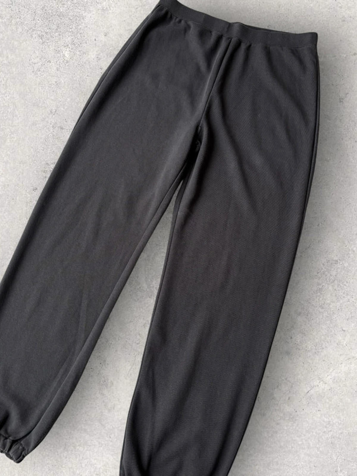Japanese Cotton Blend Relaxed Fit Joggers Grey Size L