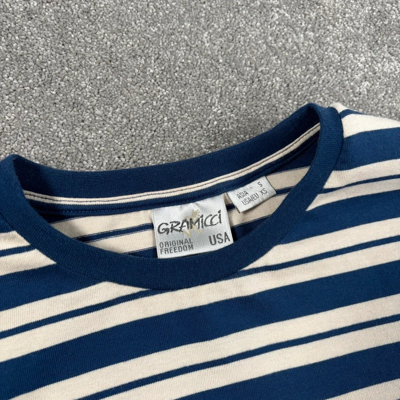 Gramicci Stripe Long Sleeve Tee Blue S