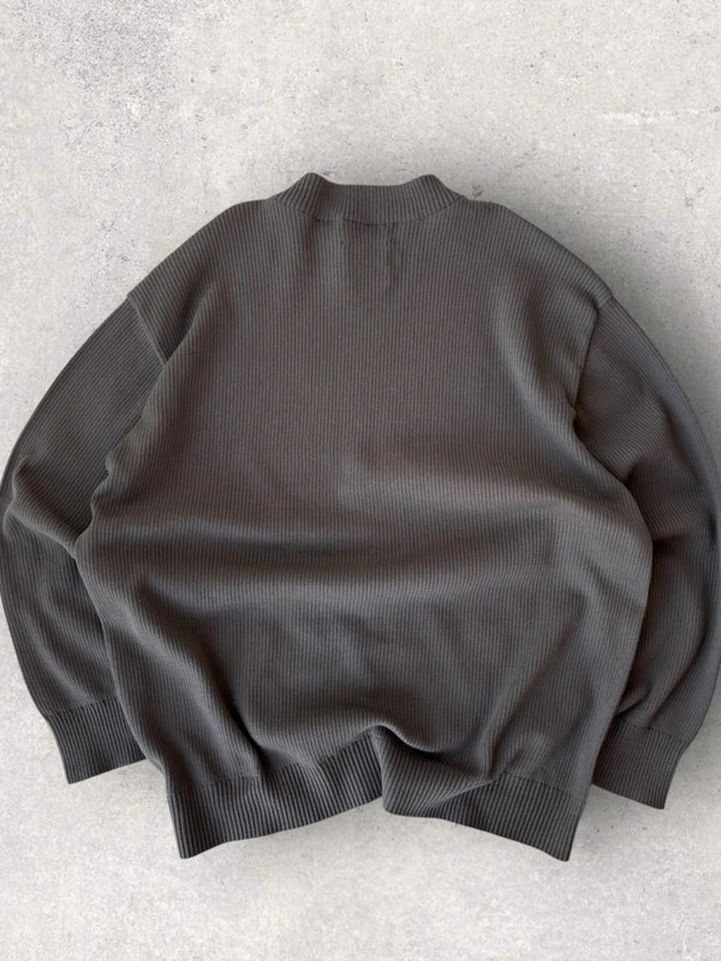 Snow Peak Knit Crew Sweater Stone Size XL