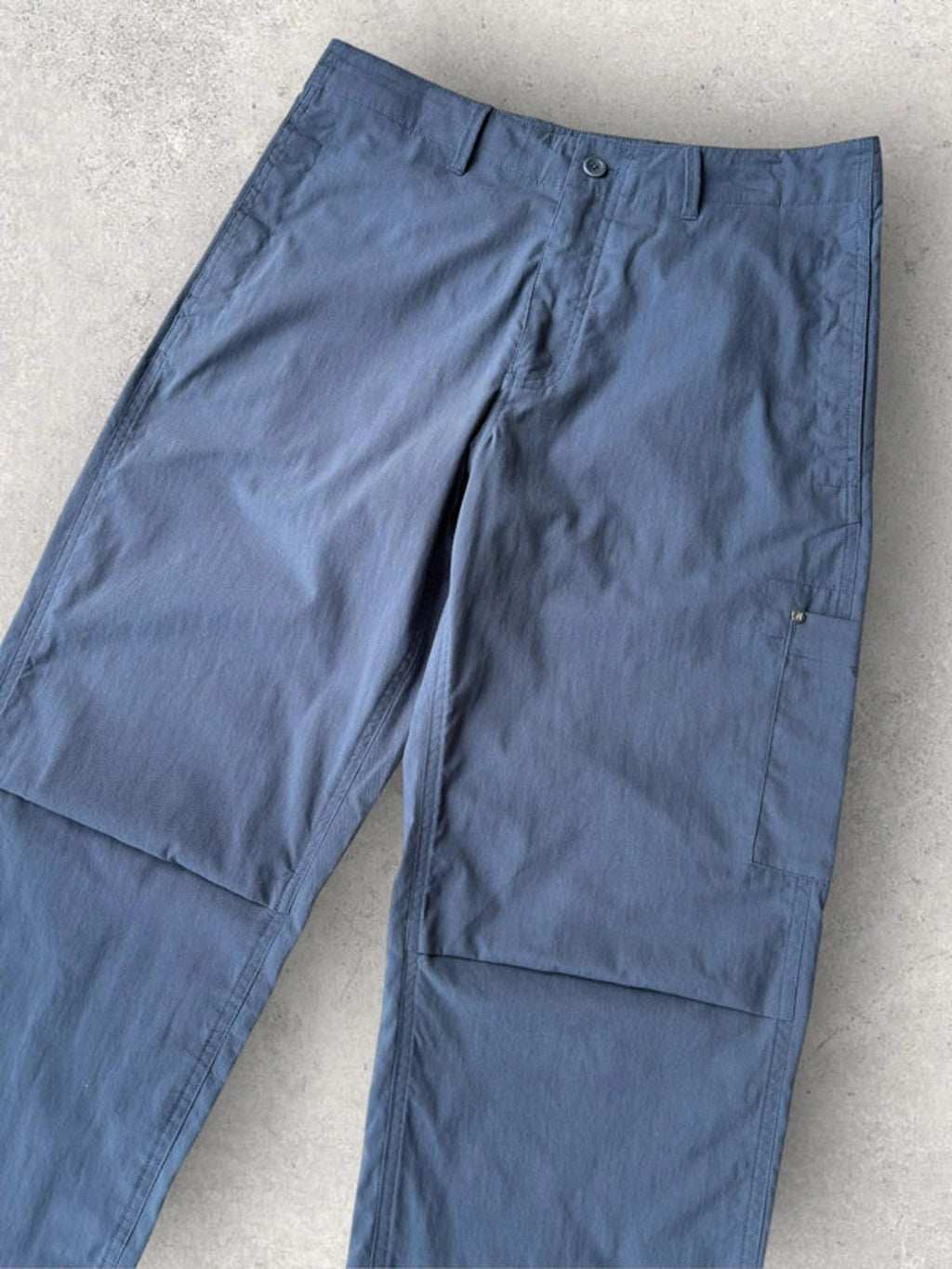 Norse Projects Falke Tab Baggy Trousers Calcite Blue Size M