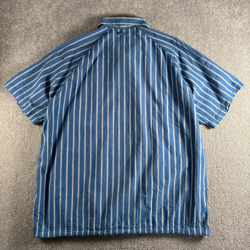 Eastlogue Utility Half Zip Shirt Blue XL