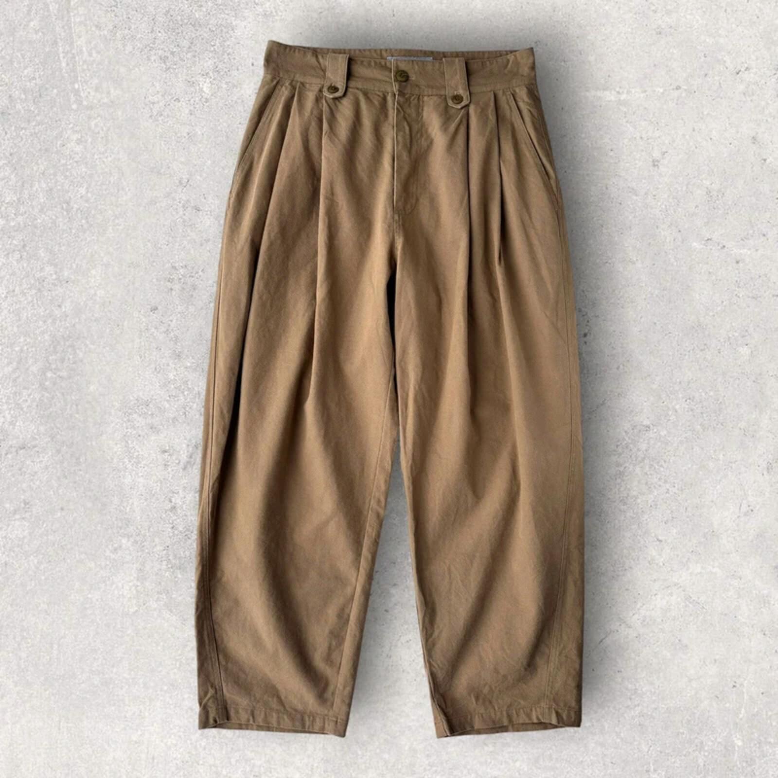 Frizmworks Double Pleat Tapered Pant Beige W32