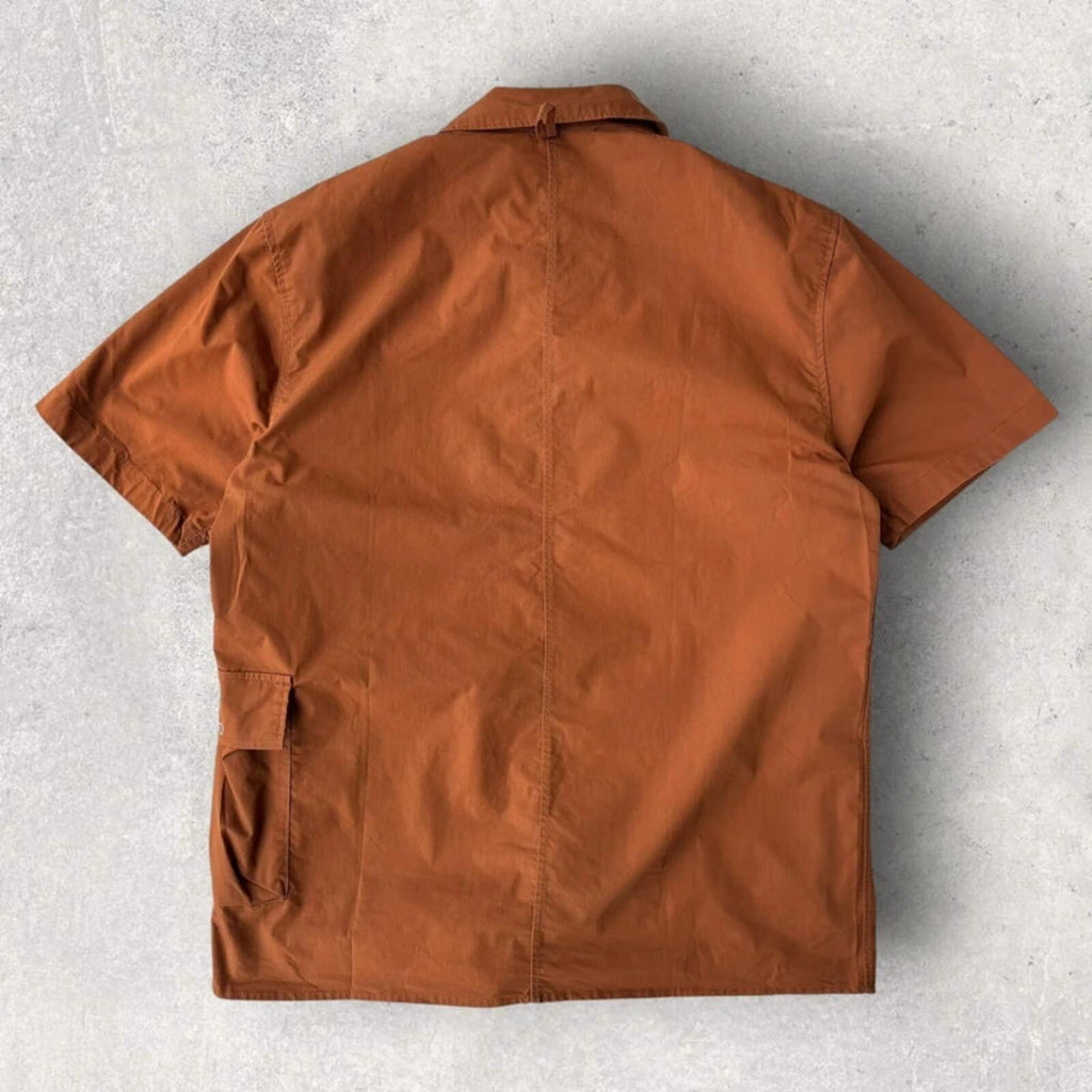 Uniform Bridge Utility Bermuda Shirt Rust XL