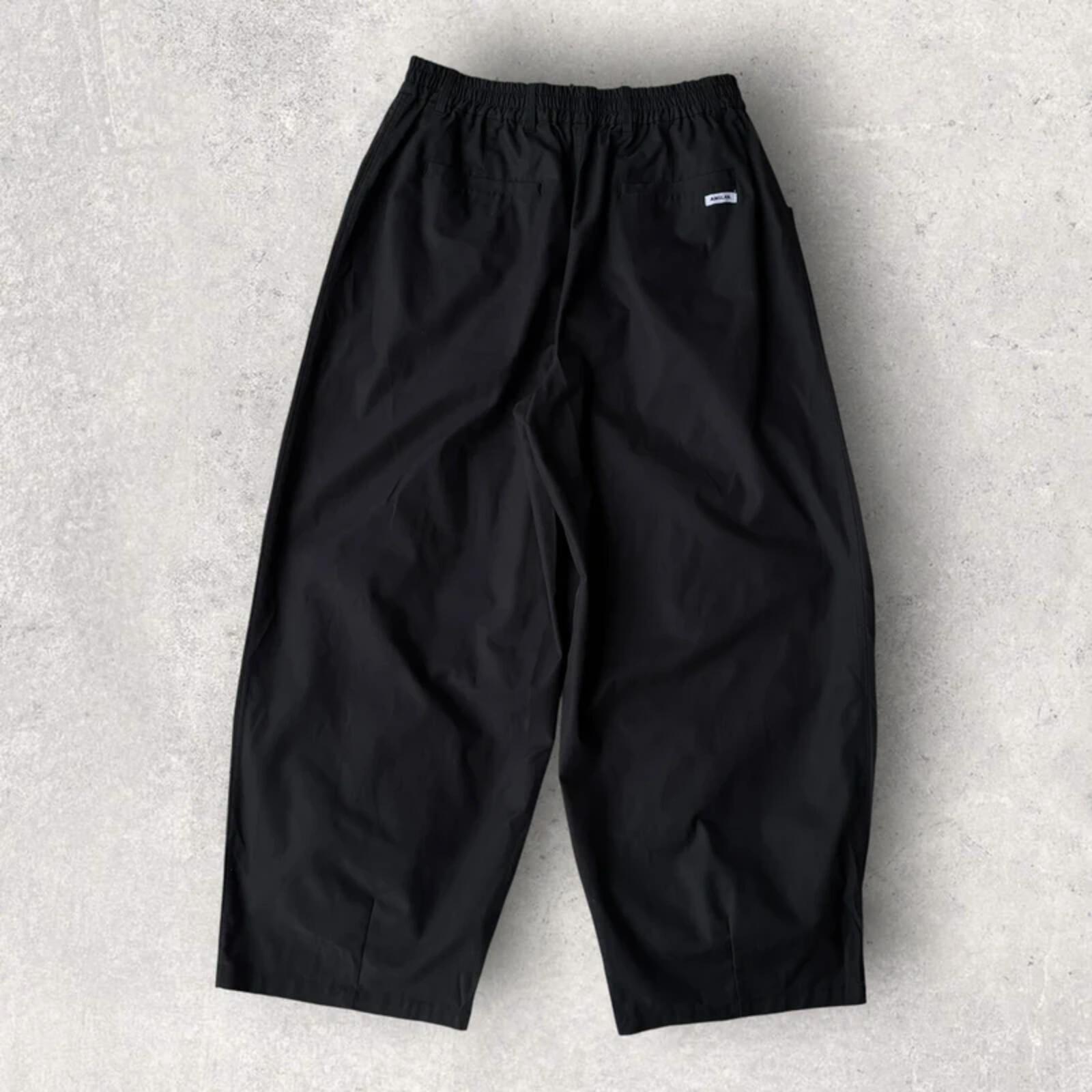 Anglan Pleated Wide Balloon Pant Black L