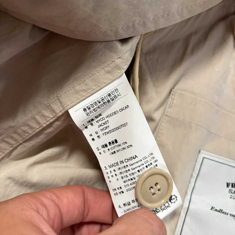 Frizmworks Hooded Oscar Jacket Ivory M