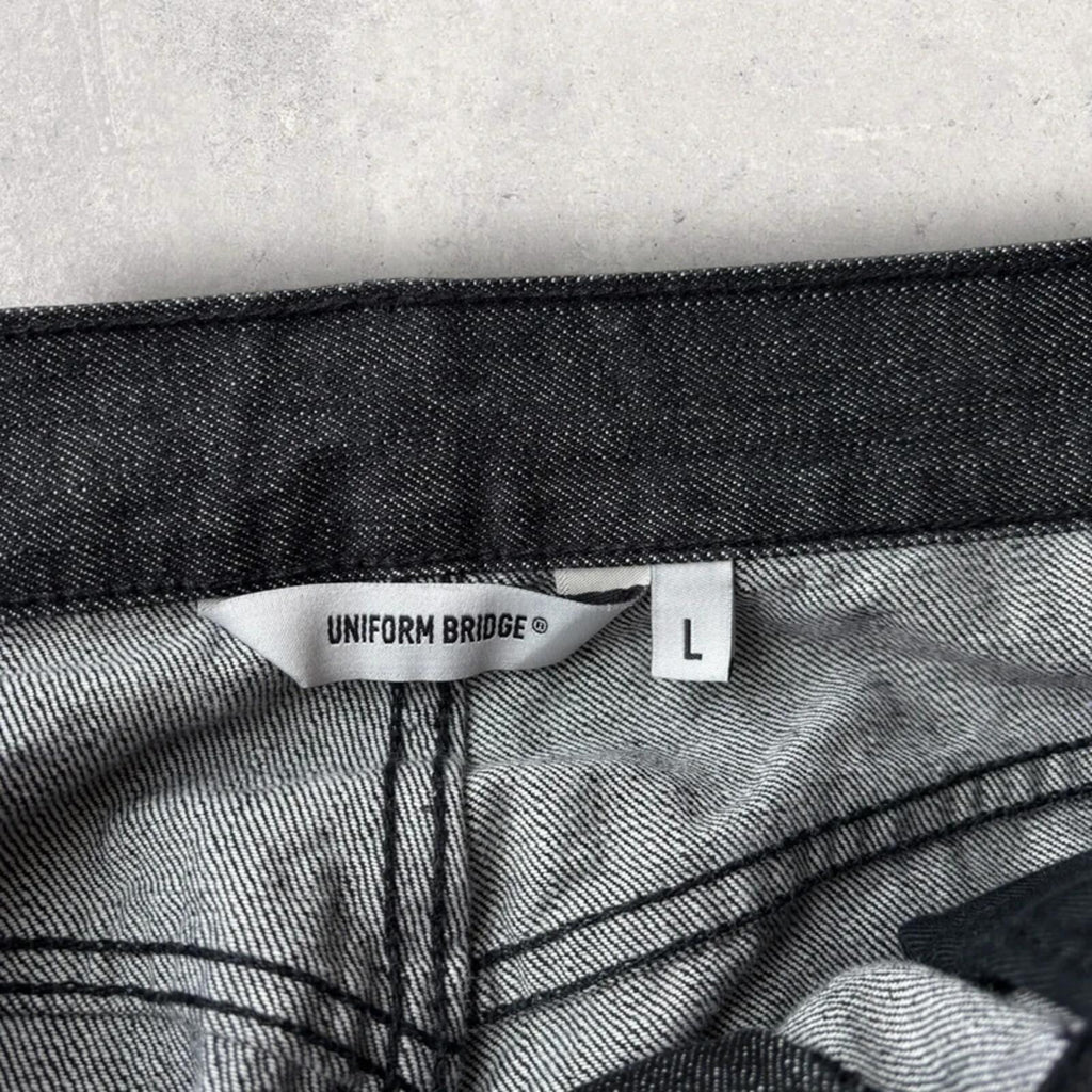 Uniform Bridge Straight Denim Jean Black W32