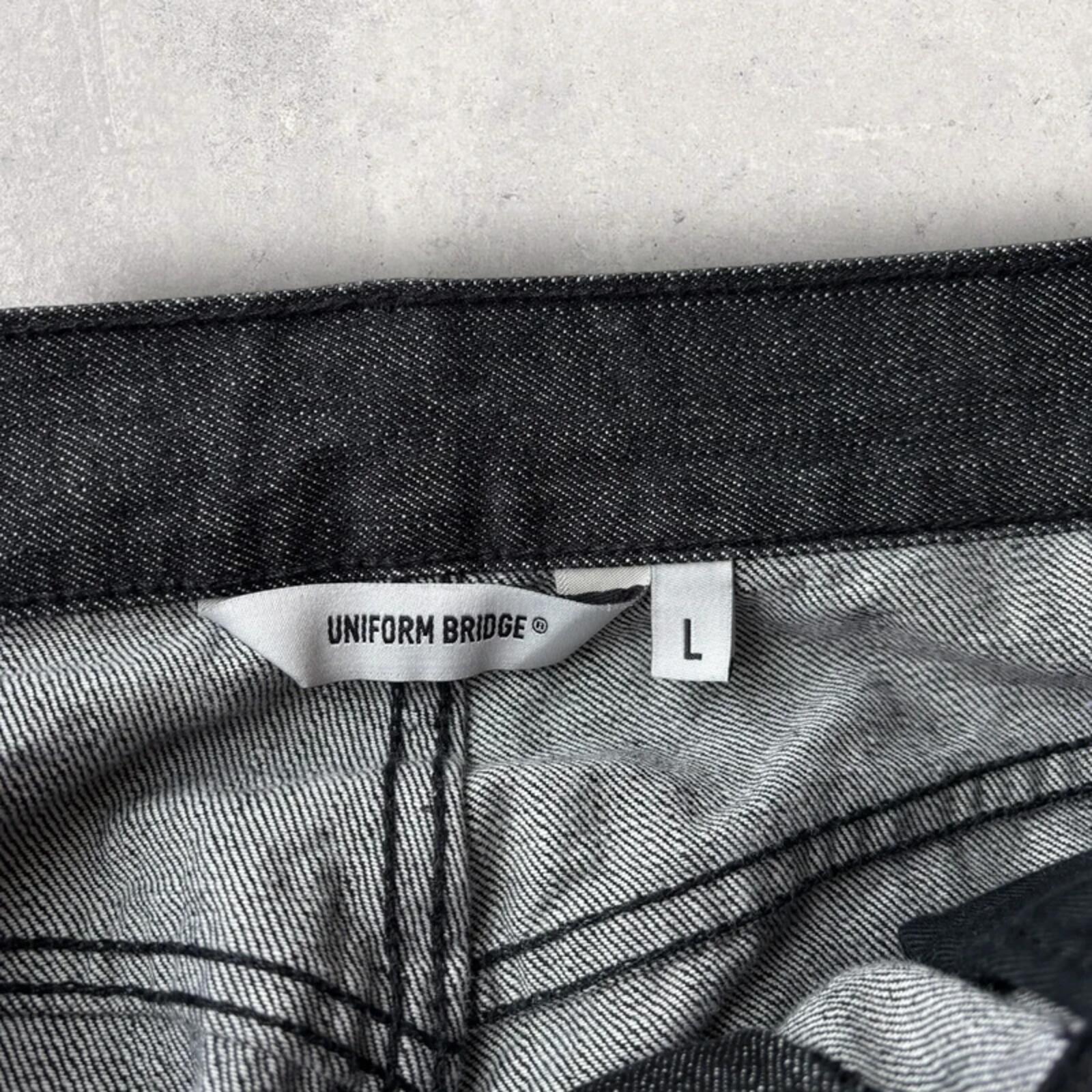 Uniform Bridge Straight Denim Jean Black W32