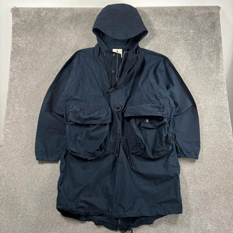 Snow Peak Indigo Long C/N Parka Indigo M