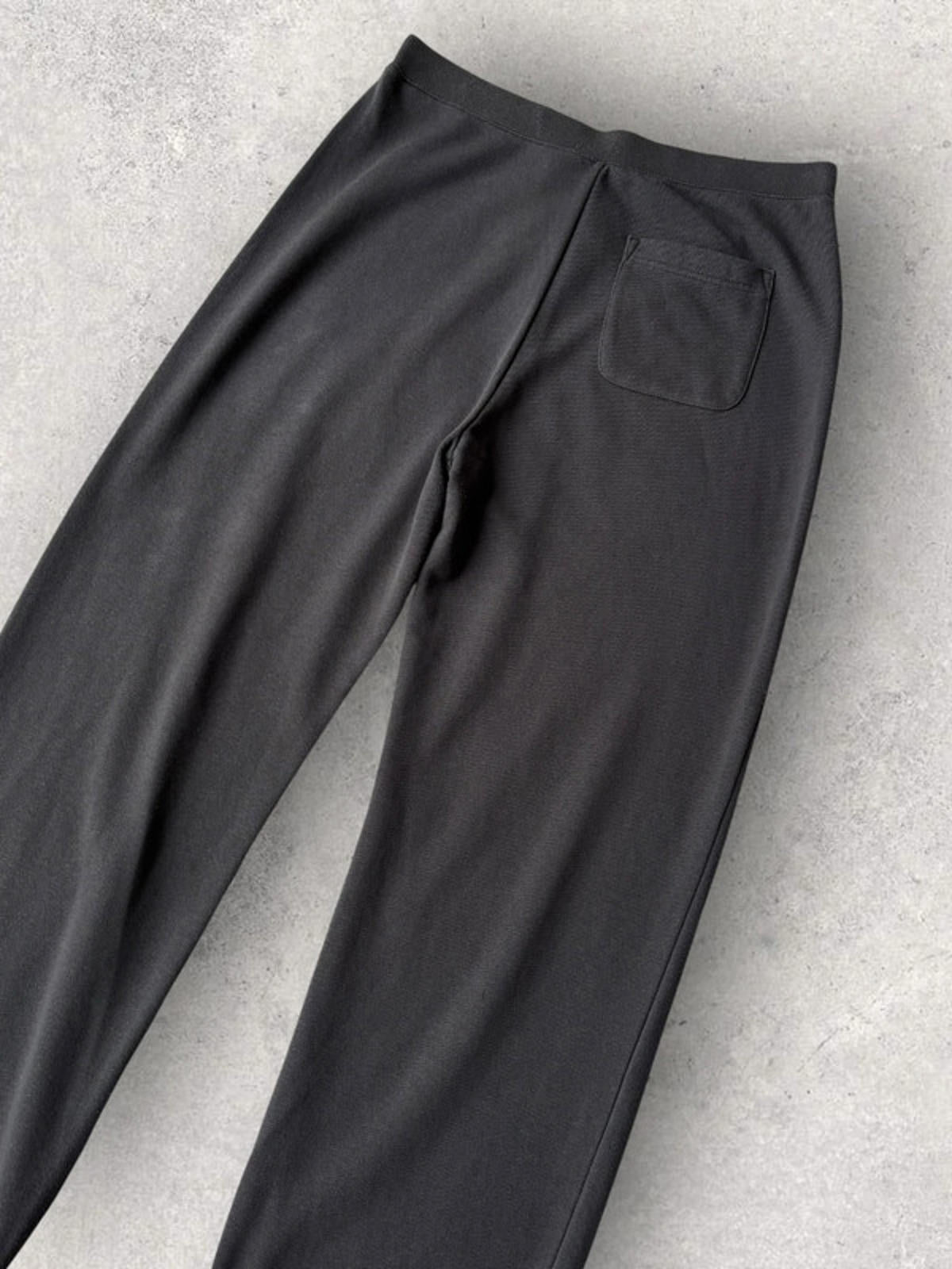 Japanese Cotton Blend Relaxed Fit Joggers Grey Size L