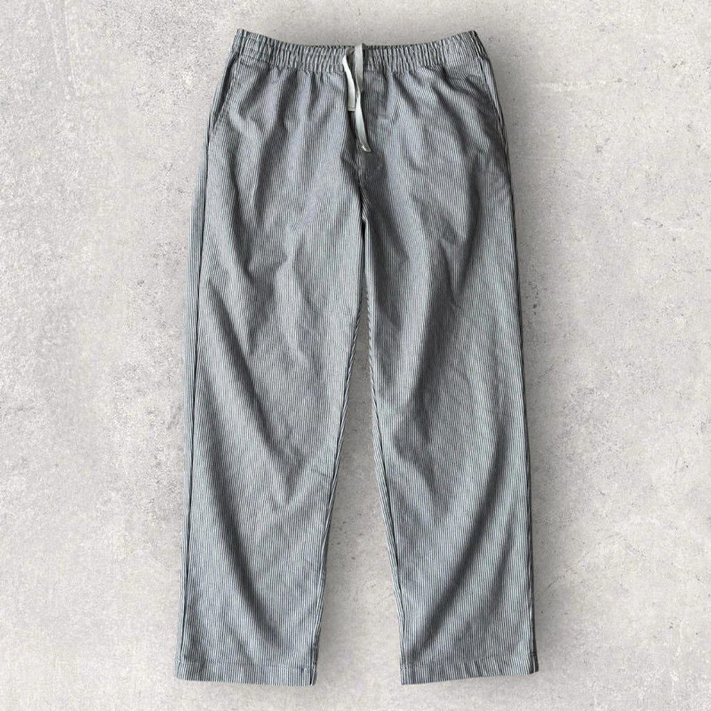 Uniqlo Pinstripe Baggy Trousers Blue Size L