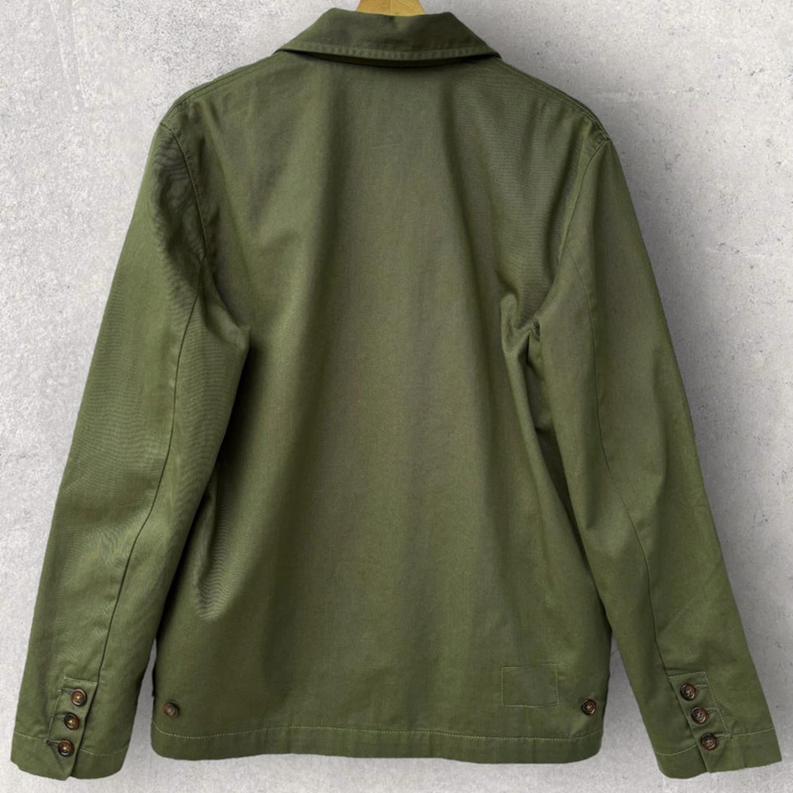 Universal Works Cotton Bakers Utility Jacket Olive Size M