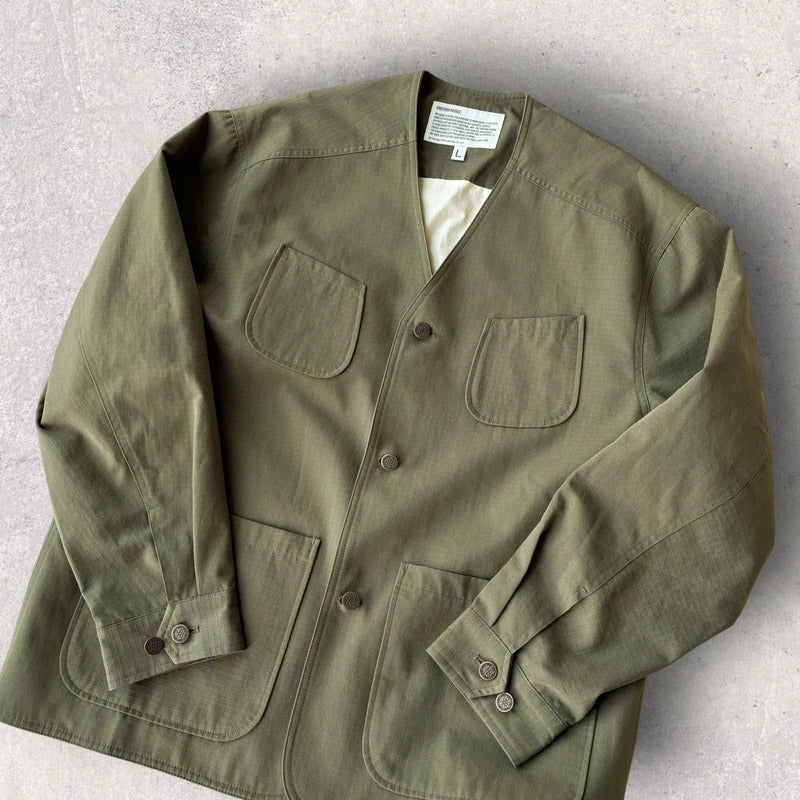 Uniform Bridge 4 Pocket Work Liner Olive L
