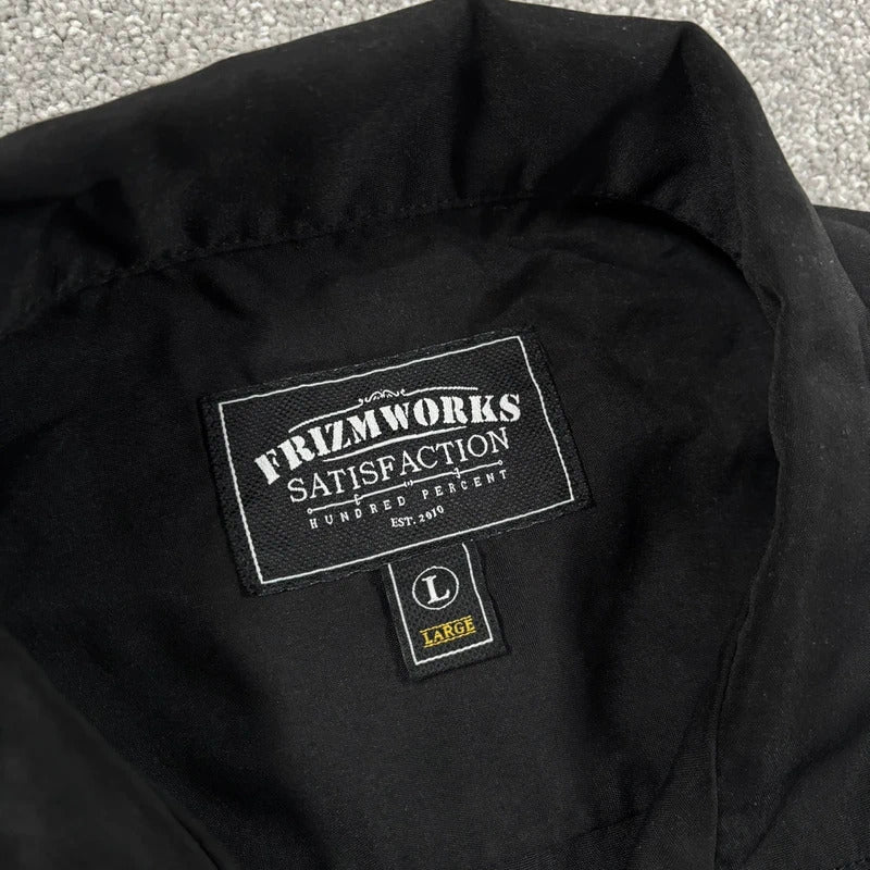 Frizmworks Open Collar Pocket Shirt Black L