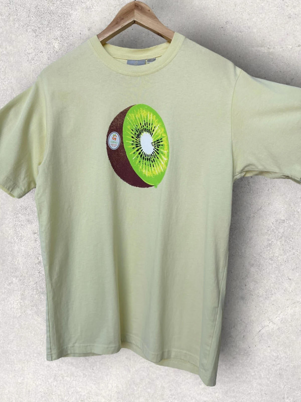 Gramicci Kiwi Graphic T Shirt Lemon Yellow Size S