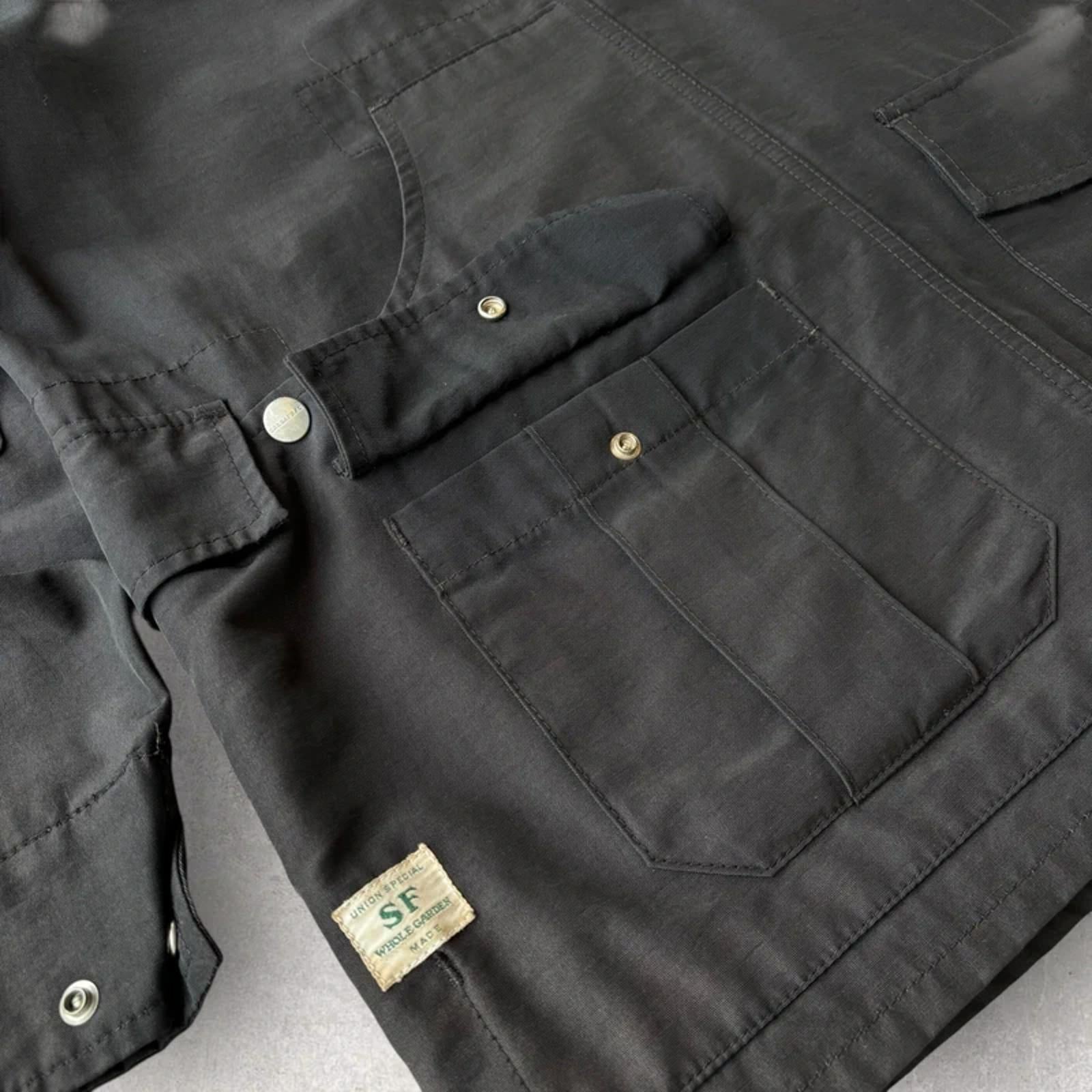 Sassafras Gardener Tech Utility Coat Black S