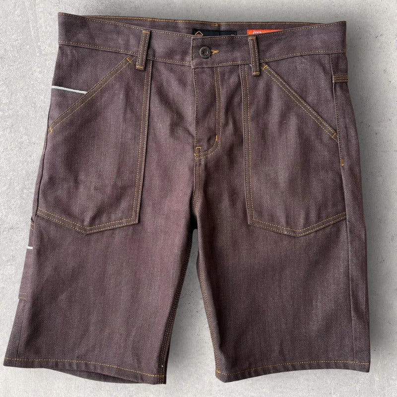 Frizmworks X Karson Selvedge Denim Short Brown W34