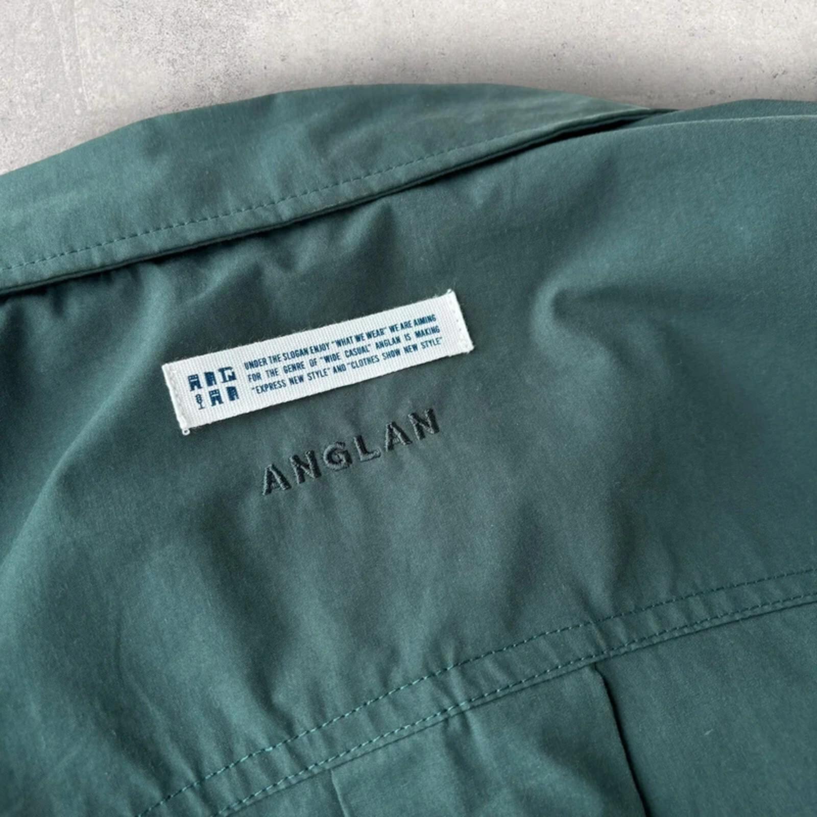 Anglan Oversized Shirt Jacket Green XL