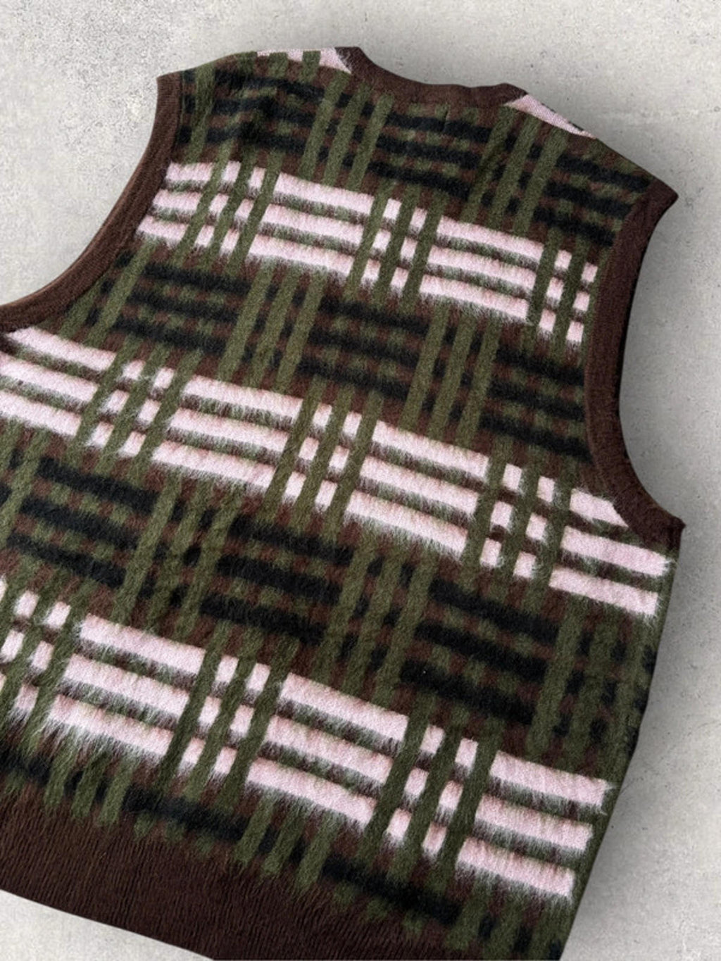 BNWT Butter Goods Weave Knitted Vest Chestnut XL