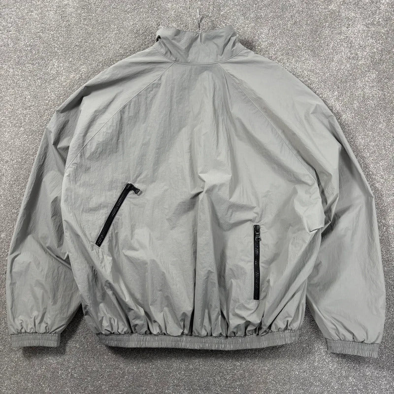 Uniform Bridge Cropped Boxy Windbreaker Grey M