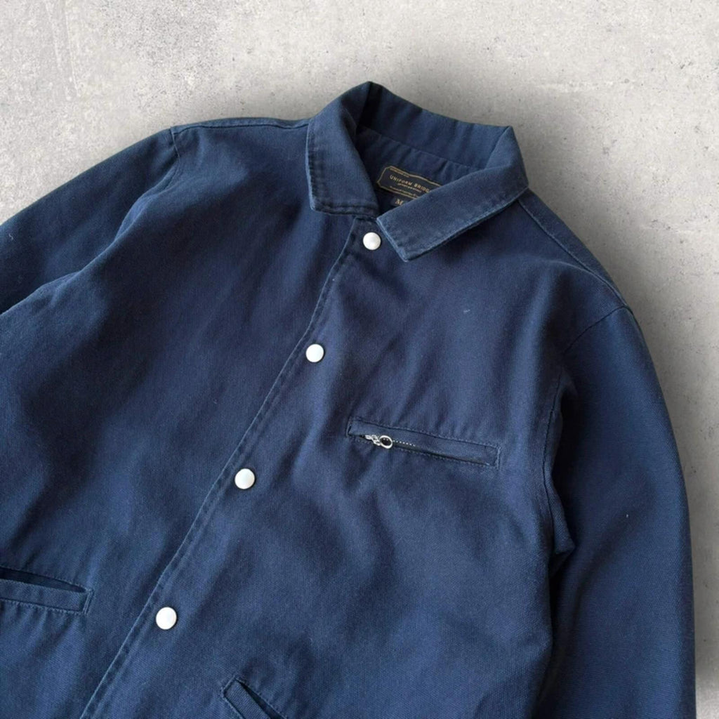 Uniform Bridge Detroit Canvas Jacket Navy M
