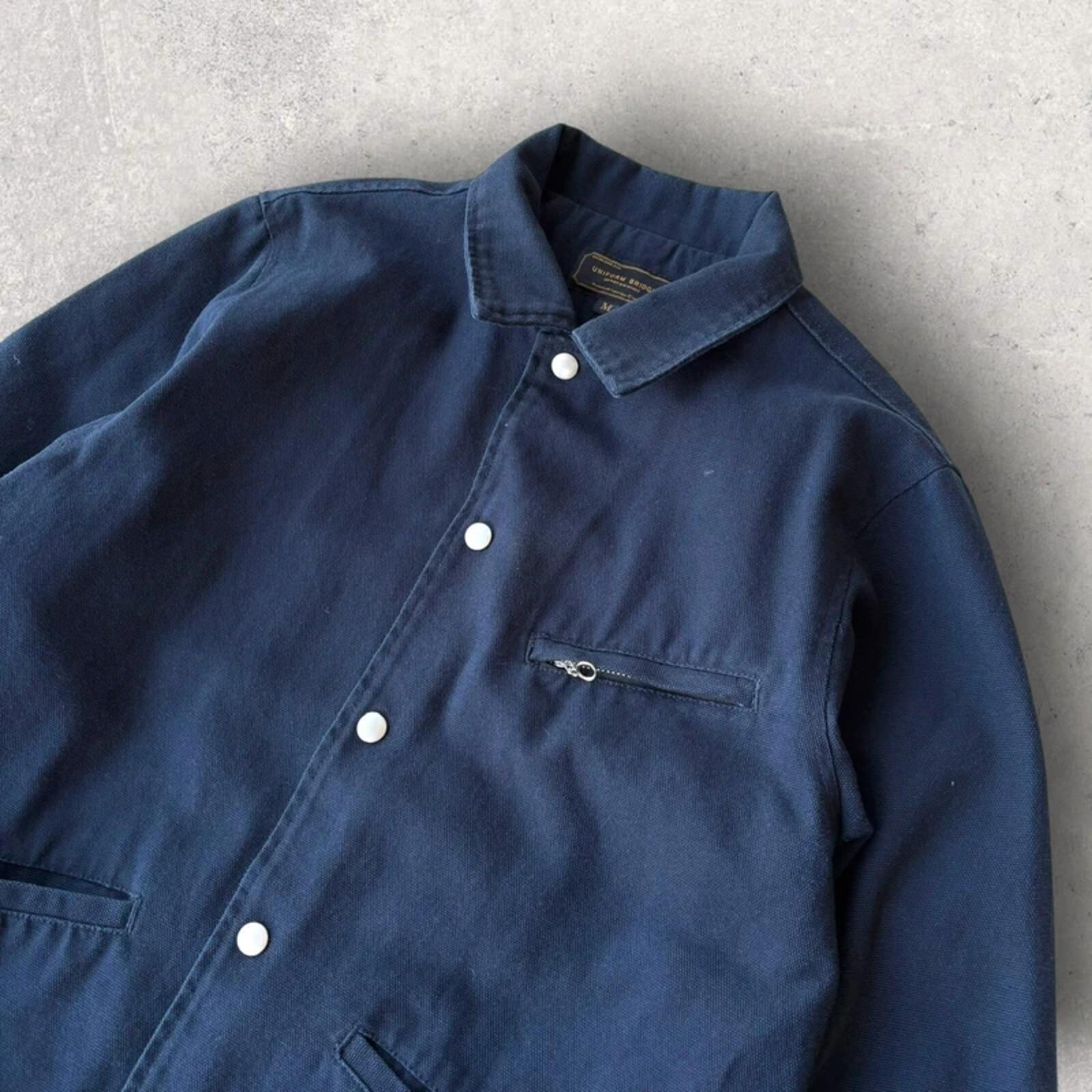 Uniform Bridge Detroit Canvas Jacket Navy M