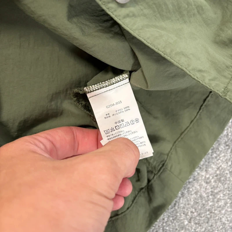 Gramicci Nylon Camp Shirt Green L