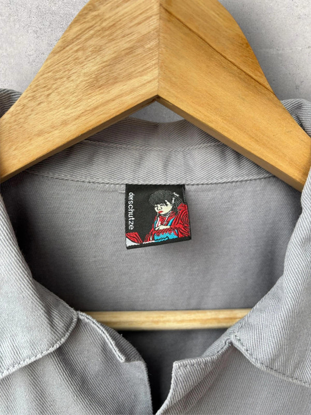 Derschutze Valentines Shirt Grey Size S