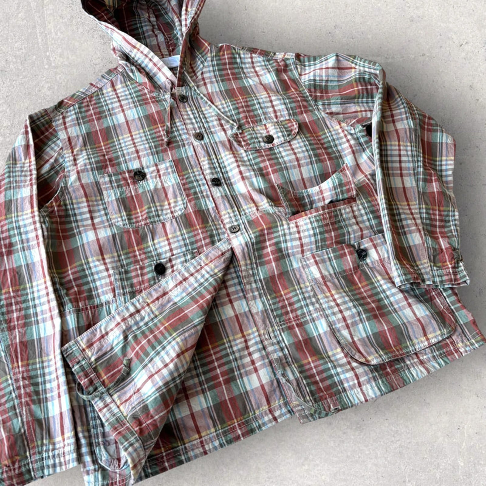 Hai Sporting Gear Vintage Issey Miyake Plaid Windbreaker M