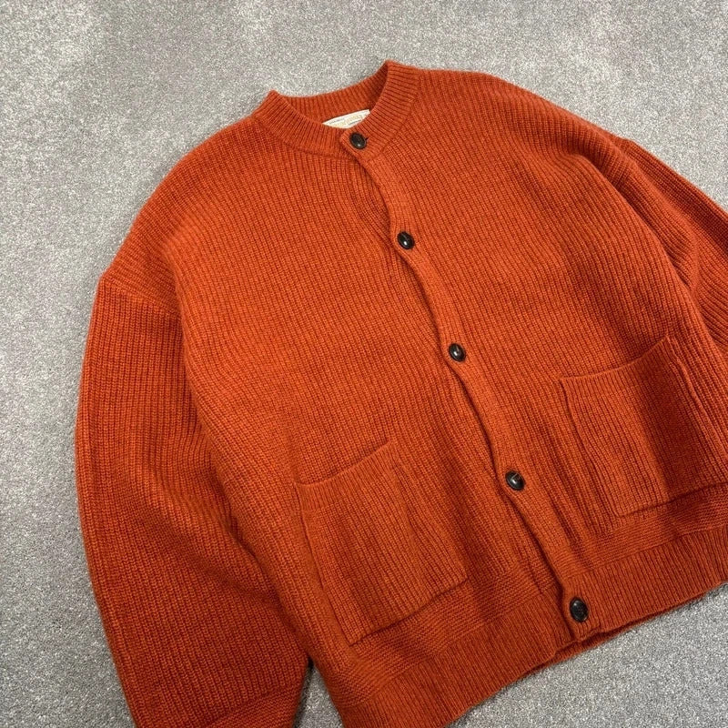 Frizmworks Heavy Wool Cardigan Brick XL