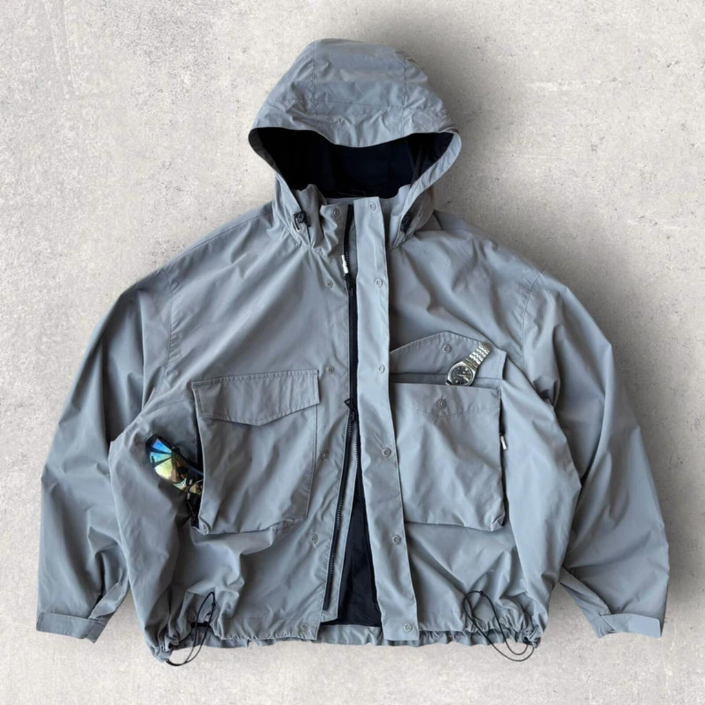 Uniform Bridge Explorer Windbreaker Slate L